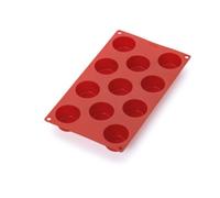 Lékué Mould for Mini Muffins, Platinum Silicone, 11 Cavities