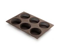 Lékué Roll Bread Mold, Silicone, Brown