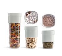 Lékué Set Kitchen jars for storing food, Flip Storage Set