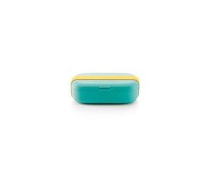 Lékué Single Lunchbox to Go, Container for Transporting Food 0.5L,Turquoise