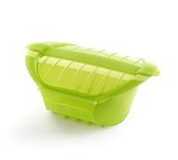 Lékué 3407600V09U004 Steam Case, Green, 3-4 People