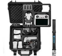 LEKUFEE Portable Waterproof Hard Case for DJI Mini 4 Pro/3 Pro/3 Drone, RC 2/RC N3/N2, Goggles 2/3/Integra, RC Motion 2/3 and Accessories(Case Only)