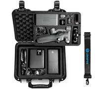 LEKUFEE Portable Waterproof Hard Case for DJI Osmo Mobile 8, Osmo Mobile 7P / 7, Gimbal Stabilizer, DJI Mic 3/2 / Mic Mini & More Accessories(Case Only)