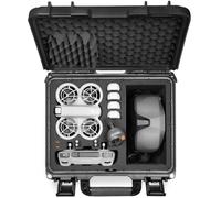 LEKUFEE Waterproof Hard Carrying Case for DJI Neo 1 Motion Fly More Combo, Goggles N3/3/2/Integra, RC 2/N3/N2/Motion 3/2 and Accessories (Case Only)