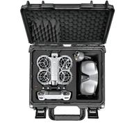 LEKUFEE Waterproof Hard Carrying Case for DJI Neo 2 Motion Fly More Combo, DJI RC 2, RC N3, Goggles N3/3, RC Motion 3, and Accessories(Case Only)