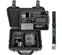 Lekufee Waterproof Hard Case for DJI Osmo 360, Action Camera, Combo, Battery(7pcs), DJI Mic 3/2/Mini, More Accessories(Case Only)