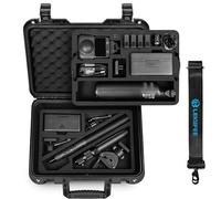 LEKUFEE Waterproof Hard Case for DJI Osmo 360 II,Osmo 360, Adventure Combo, Osmo Selfie Stick, DJI Mic 3/2/Mic Mini, More Accessories(Case Only)
