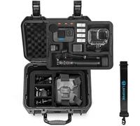 Lekufee Waterproof Hard Case for Gopro Hero 13/12/11/10/9/8/Gopro Volta/Media Mod/Creator Edition/Action Camera and Accessories(Case Only)