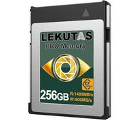 LEKUTAS 256GB CFexpress Type B Memory Card, R1400MB/s W800MB/s CFX xqd Cards Type B for Cameras 8K RAW, Compatible with Nikon Z6/Z7/D6, Canon EOS-1DXMark III/EOS-R5, Panasonic S1/S1R, DJI Ronin 4D