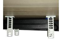 LekWinGi Universal Under Desk Mount for Power Brick Holder Docking Station Mount Power Strip (White)
