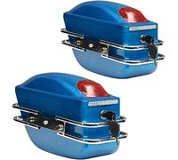 LELAMP Motorbike Saddle Bags Motorcycle Luggage Bags Side Boxs Luggage Tank Tail Tool Bag Hard Case Saddle Bags Side Motorcycle Tail Box