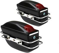 LELAMP Motorbike Saddle Bags Motorcycle Luggage Bags Side Boxs Luggage Tank Tail Tool Bag Hard Case Saddle Bags Side Motorcycle Tail Box