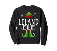 LELAND Elf Xmas Funny Men's Family Matching Christmas LELAND Sweatshirt