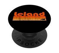 Leland, North Carolina Retro 80s Style PopSockets Adhesive PopGrip