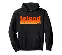 Leland, North Carolina Retro 80s Style Pullover Hoodie