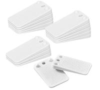LELE LIFE 15 Pack Flexible Rubber Shims for Leveling, Stackable, Cuttable, Anti-Slip, Furniture Levelers Table Wedges for Uneven Floors, Toilet, Chair, Bed, Cabinet, 1cm High