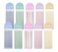 LELE LIFE 1600pcs Highlighter Tape Removable, Transparent Long Page Markers Tabs Notes, Book Tabs for Annotating Books Highlighters Strips Underlined Sticky Tabs (Neon Color, 14x0.6cm/5.5x0.23in)