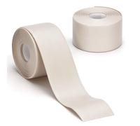 LELE LIFE 2 Rolls Caulk Tape Waterproof Self Adhesive, Toilet Caulk Strip Sealant Tape Sealing Strip for Bathroom, Kitchen, Shower, Bathtub Caulking Tape, 3.8cm x 3.1m,Beige