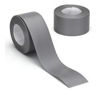 LELE LIFE 2 Rolls Caulk Tape Waterproof Self Adhesive, Toilet Caulk Strip Sealant Tape Sealing Strip for Bathroom, Kitchen, Shower, Bathtub Caulking, 3.8cm x 3.1m,Grey