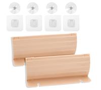 LELE LIFE 2Pack Expandable Kitchen Sink Splash Guard, 28cm-50cm Adjustable Length, Water Splash Guard for Kitchen Sink Area and Bathroom Sink, 2 Installation Ways (Pink)