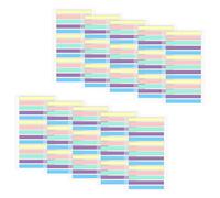 LELE LIFE 3000Pcs Ultra Slim Sticky Tabs for Highlighting, Tiny Text Highlighter Strips, Colored Page Markers Page Flags, Transparent Sticky Index Tabs, Annotation Tabs Book Tabs, Macaron