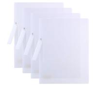 LELE LIFE Clear File Folders for Documents with Swing Clip, Report Covers Presentation Folders Resume Folder, A4 Size 31×23cm (Clear)