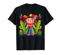 Lelé Mexican Muñequita - Maria Mazahua Otomi Handmade Folk T-Shirt