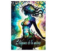 L'élégance de la nature (Calendrier de bureau 2027 DIN A5 horizontal), CALVENDO calendrier mensuel: Une année entière de femme comme nature.