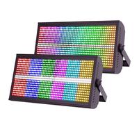 LeLeght 2PCS 768 LED RGB Light Bar, Wall Washer Outdoor Stage Light with DMX512 Control, Building Lighting Wall Light for Live Events Bars Disco Christmas Halloween Wedding
