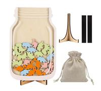 LeLehome Magnetic Reward Jar for Kids, Star Incentive Jar Behavior Chart Reward System for Home Classroom Potty Training Chores Good Habits, Boys & Girls