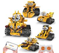 Leleopod robot toy Kit for Kids 6-12,250PCS 5-in-1 Remote & APP Control Programmable robotics building blocks,STEM Toys with Motor,Easy to build and suitable for beginners,Gift for Boys Girls