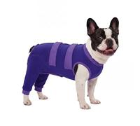 Lelepet Dog Recovery Suit, Rear Leg Wound Protector Medium Dogs, Purple M