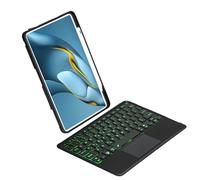 leleyo Keyboard Case for Huawei MatePad 11.5" Keyboard Trackpad, Backlit, Wireless with Detachable Case with Adjustable Stand, Pencil Holder for MatePad 11.5"(Black)