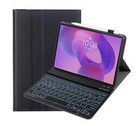 leleyo Keyboard Case for Lenovo Tab Idea Tab/K11/M11 11 Inch Case with Keyboard 7 Colours Lighting Magnetic Removable German QWERTZ for Lenovo TB336FU/TB330FU, Black