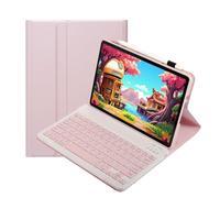 leleyo Keyboard Case for Xiaomi Redmi Pad 2/SE 11 Inch Case with Keyboard Magnetic Removable QWERTY for Redmi Pad 2, Pink