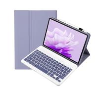 leleyo Tablet Keyboard Case for Honor Pad X8 Pro / X9 11.5 Inch Smart Cover Magnetic with Removable Wireless Bluetooth Keyboard QWERTY for Pad X8 Pro / X9, Purple