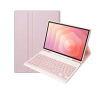 leleyo Tablet Keyboard Case for Samsung Galaxy Tab S11 11" Smart Cover Magnetic with Removable Wireless Bluetooth Keyboard for Galaxy Tab S11,Pink