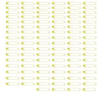 Leliafleury 100Pcs Yellow Safety Pins 30mm Safety Pins for DIY Knitting Clothing Sewing