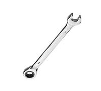 Leliafleury 11 mm Ratchet Spanner Fixed Head, Chrome Vanadium Steel Metric Ratchet Spanner, 72-Tooth, Box and Open End Ring Ratcheting Wrench Tool for Home Bicycle