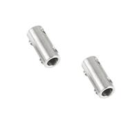 Leliafleury 12mm Wire Rope Cable Clamp 2Pcs Stainless Steel Wire Rope Clips with End Screw Stopper for Cable Fittings