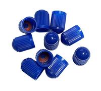 Leliafleury 24Pcs Tyre Valve Caps Plastic Dust Caps Universal Car Tire Stem Dust Covers with O Seal Ring for SUV, Motorbike, Trucks, Bike, Bicycle (Blue)