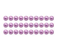 Leliafleury 30Pcs 10mm Plastic Pearl Sewing Buttons Round Pearl Decoration Buttons for Clothes Sewing DIY Craft Projects, Dark Purple
