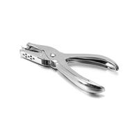 Leliafleury 3mm Single Hole Punch Metal Paper Puncher Single Hole Pliers for Craft Paper Card Gift Tag - 8 Sheet Capacity, Silver