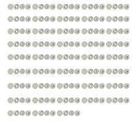 Leliafleury 50 Sets Leather Snap Fasteners 15mm Metal Snap Button S Spring Press Studs for Purse Leather Wallet Craft Jacket (Silver)