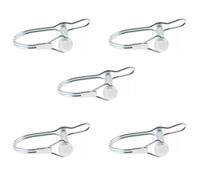 Leliafleury 5Pcs Shaft Locking Pin 6mm x 45mm Safety Coupler Pin With Round Arch for Farm Lawn Trailers Garden