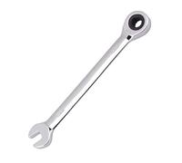 Leliafleury 6 mm Ratchet Spanner Fixed Head, Chrome Vanadium Steel Metric Ratchet Spanner, 72-Tooth, Box and Open End Ring Ratcheting Wrench Tool for Home Bicycle