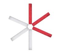Leliafleury 6PCS Elastic Bra Strap 1cm*2m Polyester Elastic Band for DIY Shoulder Bra Clothes Sewing Project, White and Burgundy