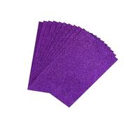 Leliafleury A4 Craft Foam Sheets, 10Pcs Purple Glitter Foam Sheets for Crafts DIY Projects