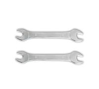 Leliafleury Super Thin Spanner, 2Pcs 20mm x 21mm Double Open End Spanner, Carbon Steel, Metric Wrench Repairing Tool for Bicycle