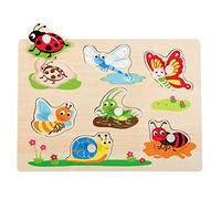 Lelin Toys Peg Puzzle - Bug